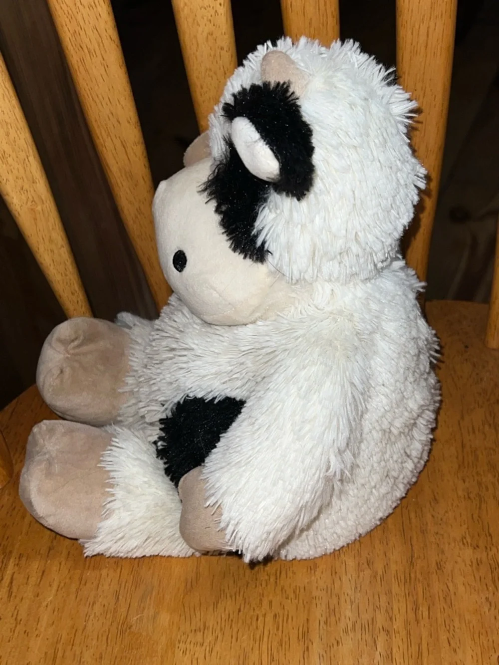 Warmies Microwavable Plush Black White Cow Bull 13
